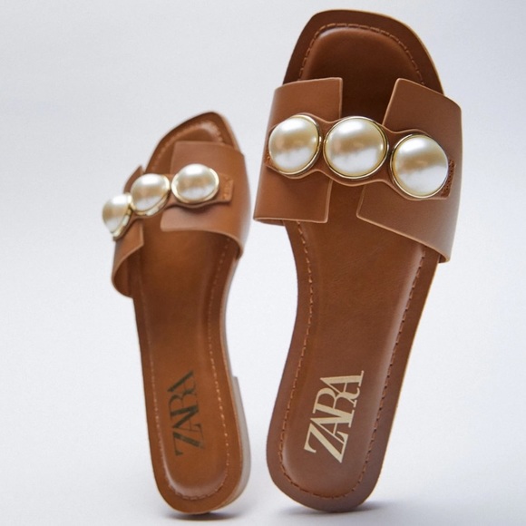 Zara Shoes - Zara Pearl Sandals